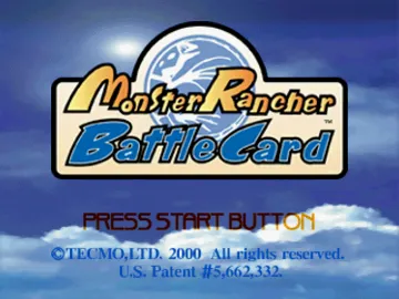 Monster Rancher Battle Card - Episode 2 (US) screen shot title